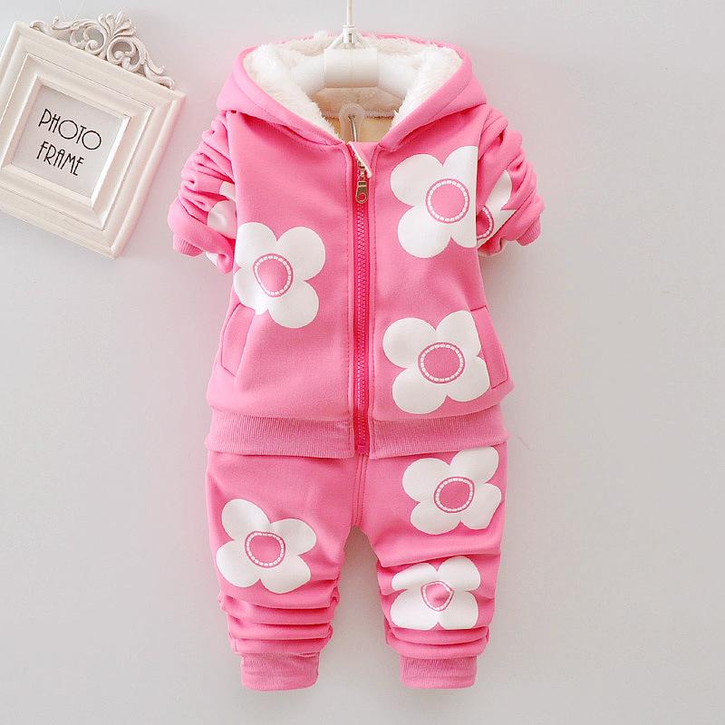 Baby Girls Flower Cartoon Thic - Plant Parent Hoodie ulasan dan harga