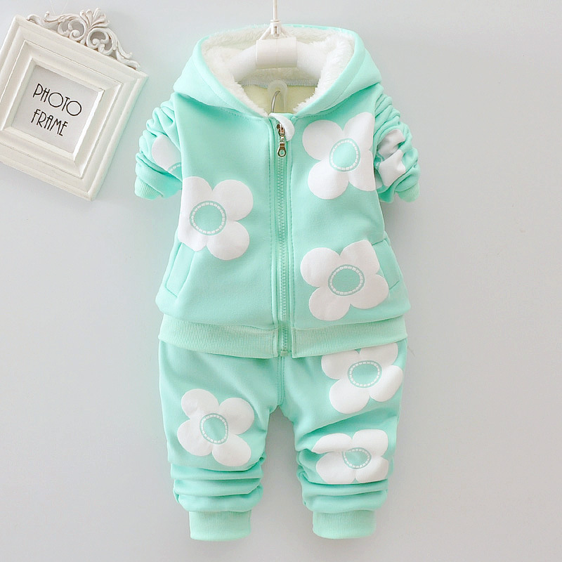 Baby Girls Flower Cartoon Thic - Plant Parent Hoodie ulasan dan harga