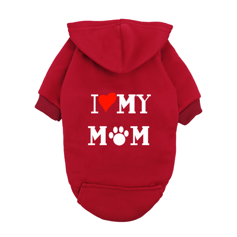 I Love My Mom Dog Hoodie - Cut - Plant Parent Hoodie ulasan dan harga