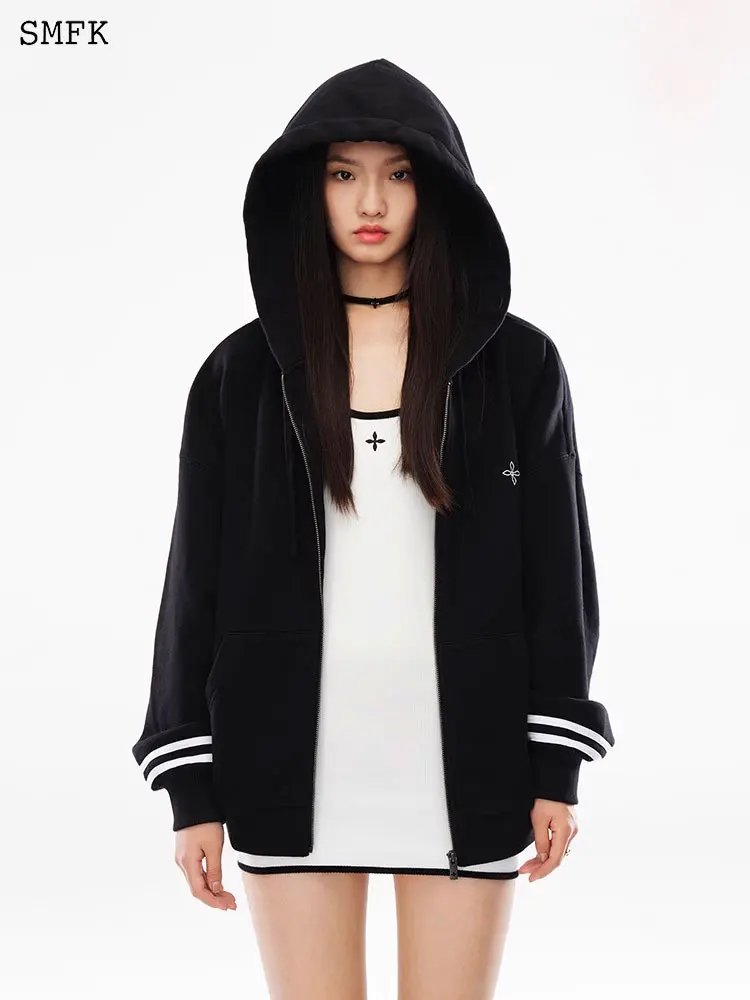 SMFK Night Flower Campus Hoodi - Plant Parent Hoodie ulasan dan harga