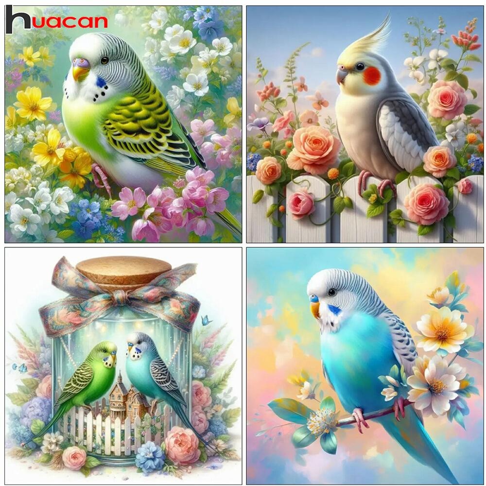 Huacan Parrot Diamond Art Pain - Plant Parenthood ulasan dan harga