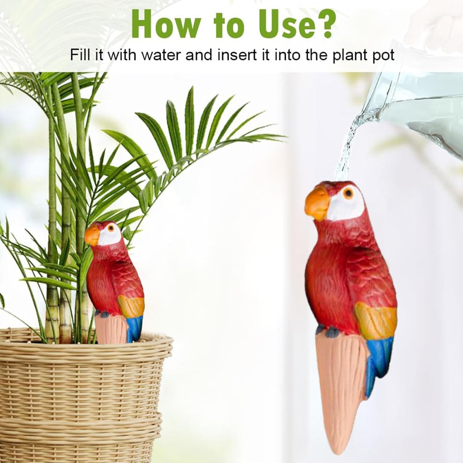 Parrot Terracotta Watering Spi - Plant Parenthood ulasan dan harga
