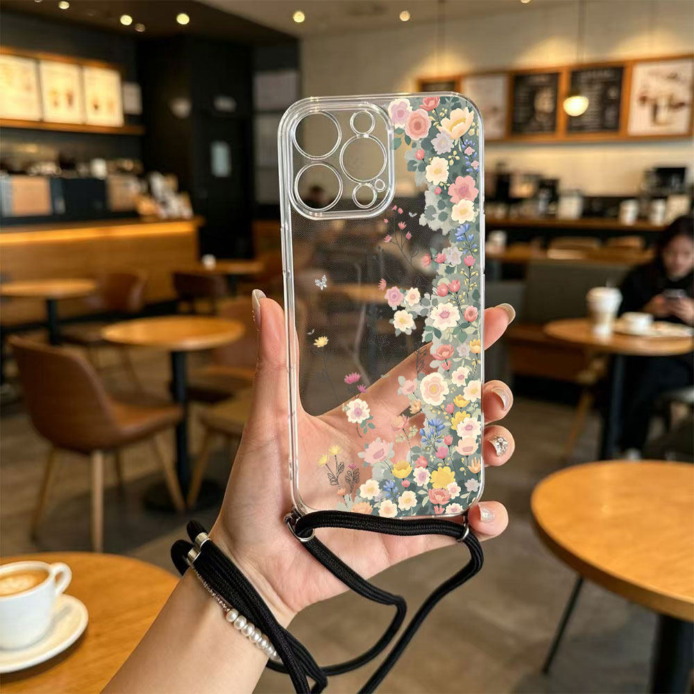 Crossbody Lanyard Strap Phone  - Plants X ulasan dan harga