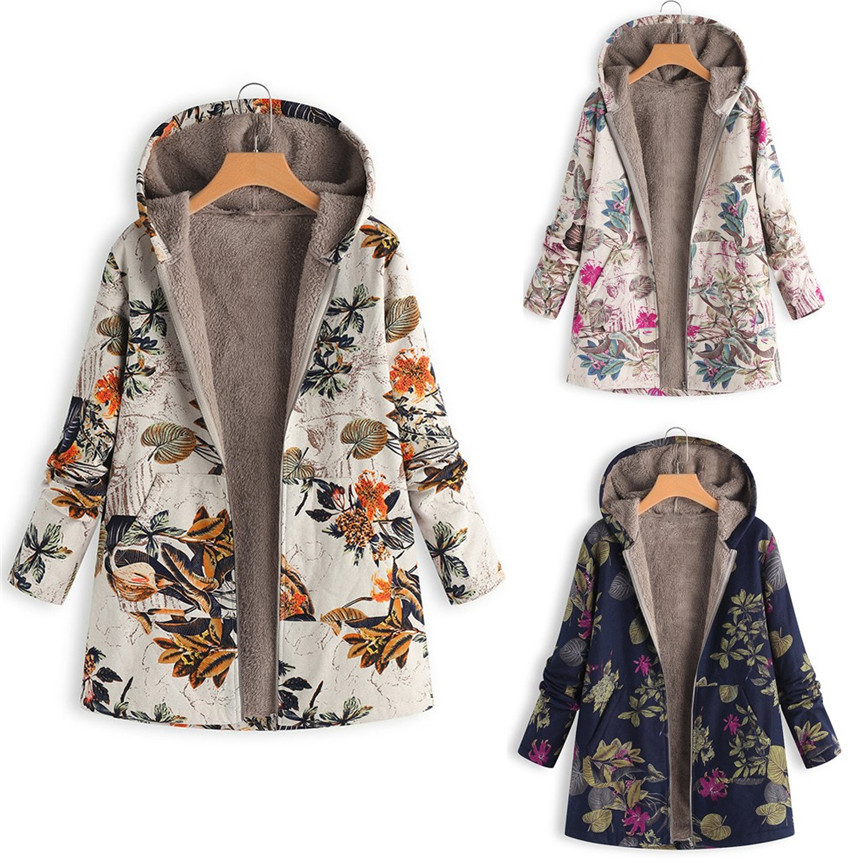 2021 New Women Winter Warm Flo - Plant Parent Hoodie ulasan dan harga