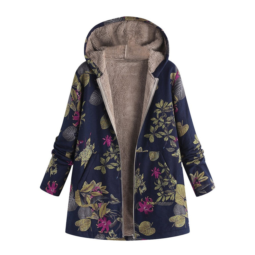 2021 New Women Winter Warm Flo - Plant Parent Hoodie ulasan dan harga
