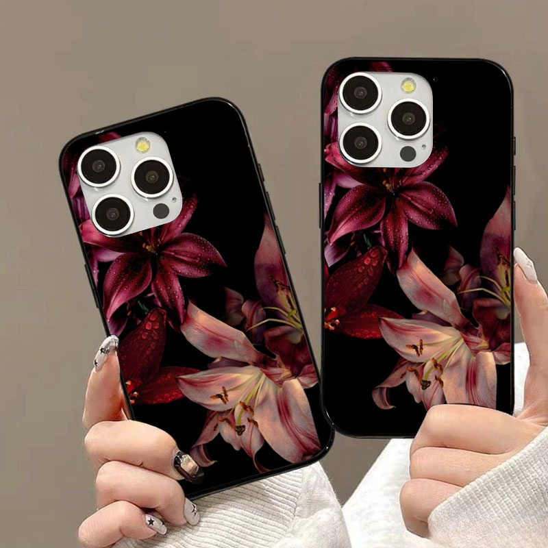 Elegant Red Lily Flower Phone  - Plants X ulasan dan harga