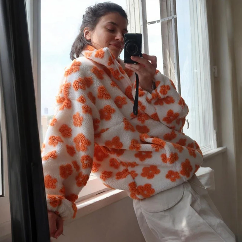 Fleece Flower Sweatshirt For W - Plant Parent Hoodie ulasan dan harga