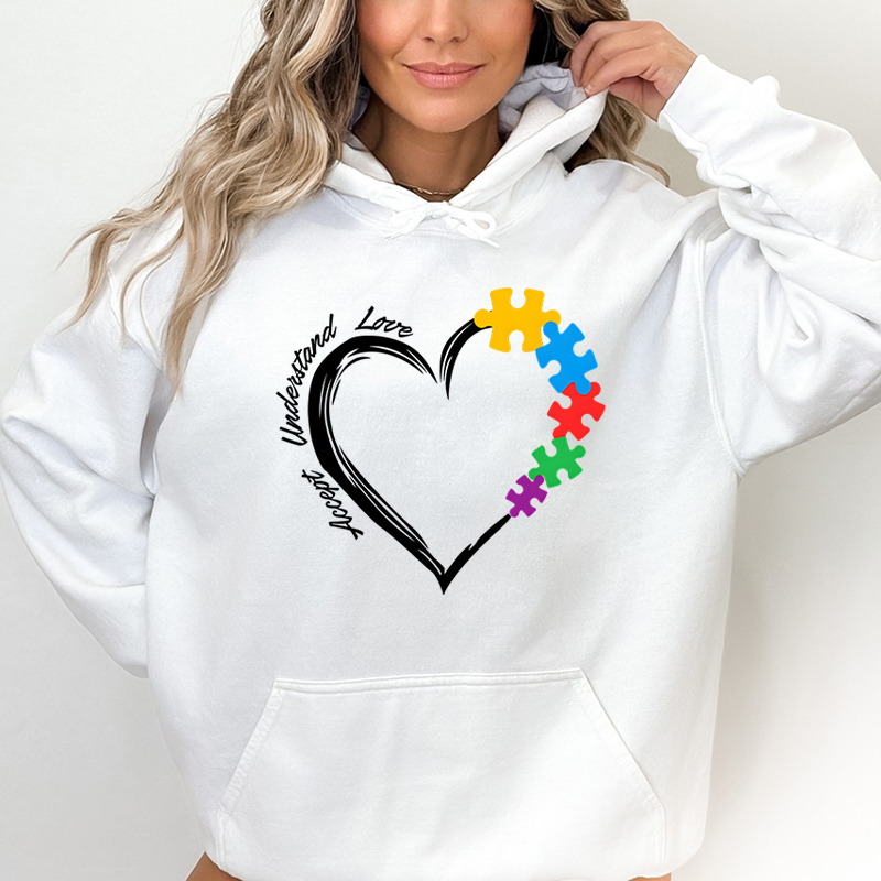 Autism Heart Accept Understand - Plant Parent Hoodie ulasan dan harga