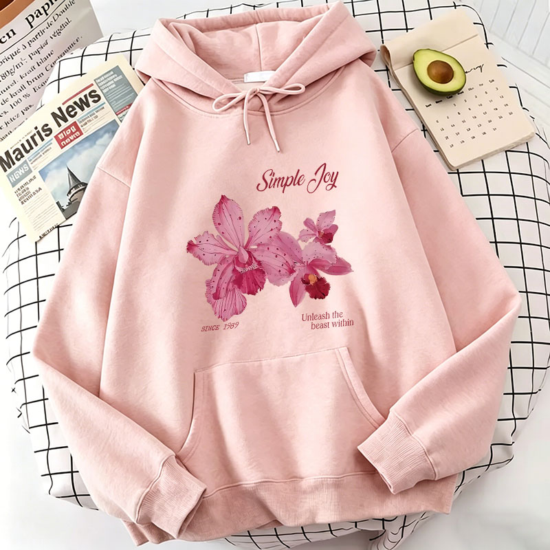 Harajuku Graphic Pullover Flow - Plant Parent Hoodie ulasan dan harga