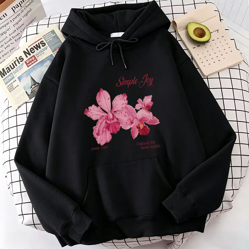 Harajuku Graphic Pullover Flow - Plant Parent Hoodie ulasan dan harga