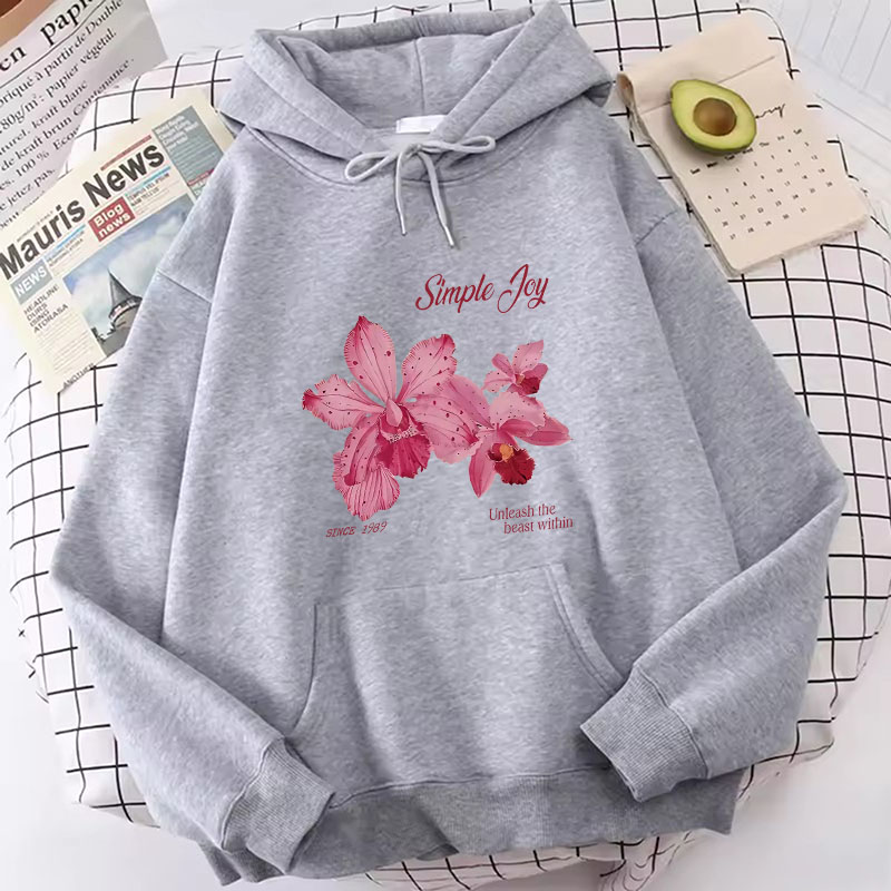 Harajuku Graphic Pullover Flow - Plant Parent Hoodie ulasan dan harga