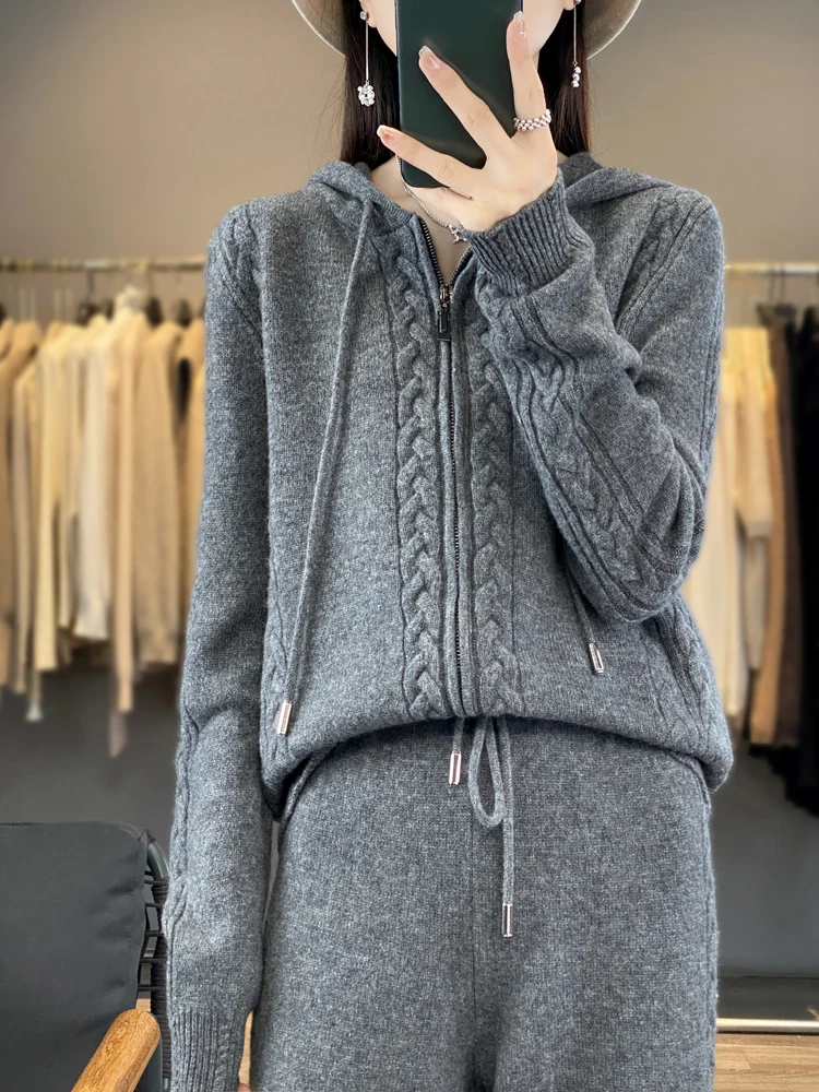 Women's Pure Cashmere Hooded C - Plant Parent Hoodie ulasan dan harga