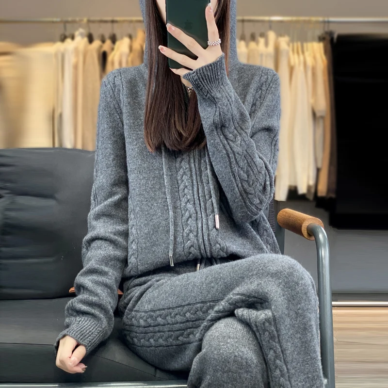 Women's Pure Cashmere Hooded C - Plant Parent Hoodie ulasan dan harga