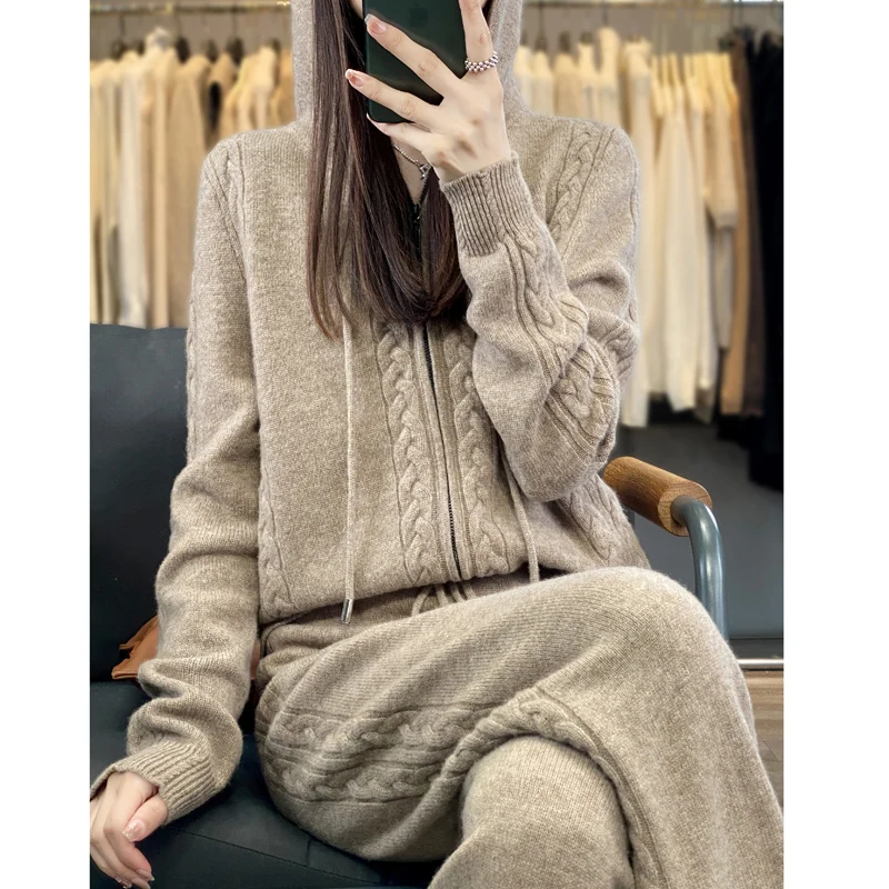 Women's Pure Cashmere Hooded C - Plant Parent Hoodie ulasan dan harga